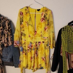 Yellow Romper Sz Large